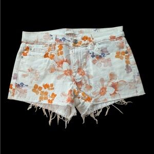 7 For All Mankind Floral Print Women's Shorts